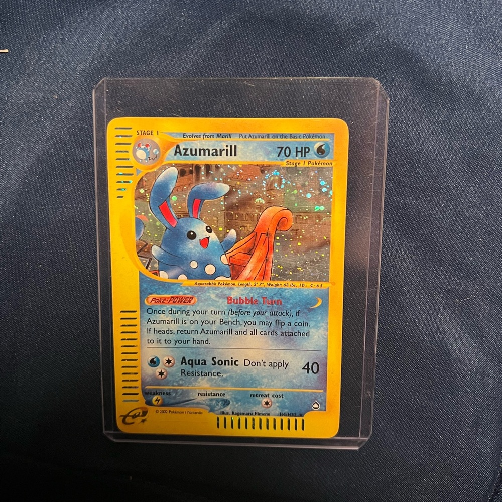 Azumarill pokemon card